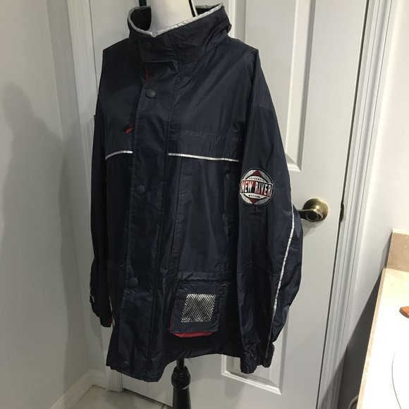 New River Nylon Hooded All Weather Jacket XL Flawless - Picture 4 of 13